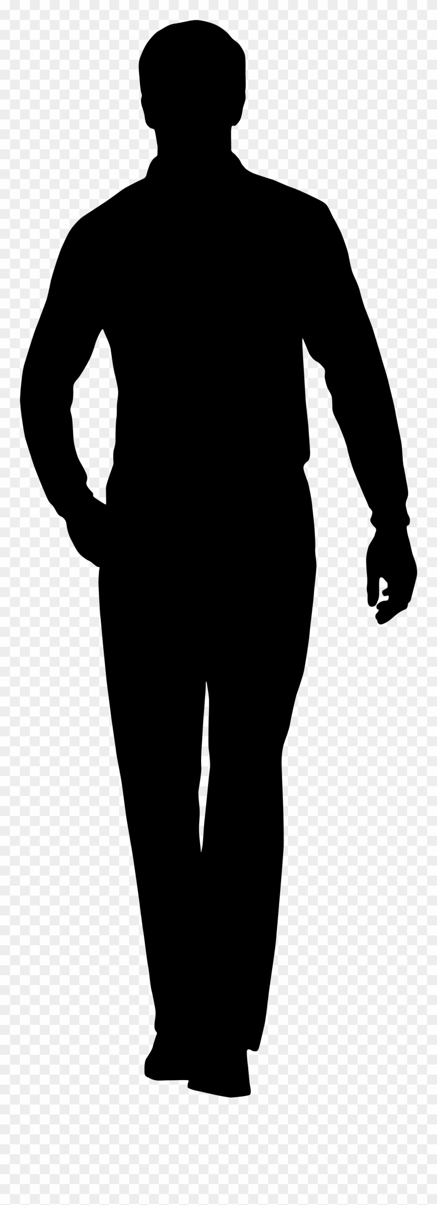 Male Silhouette Clipart - Png Download