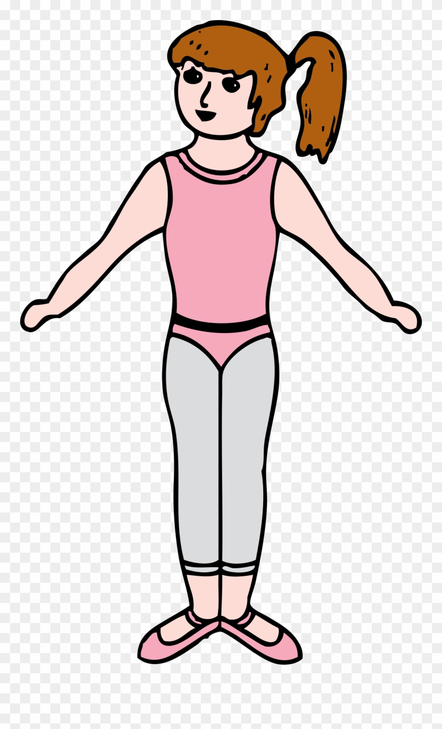 Big Image - Girl Body Clipart - Png Download