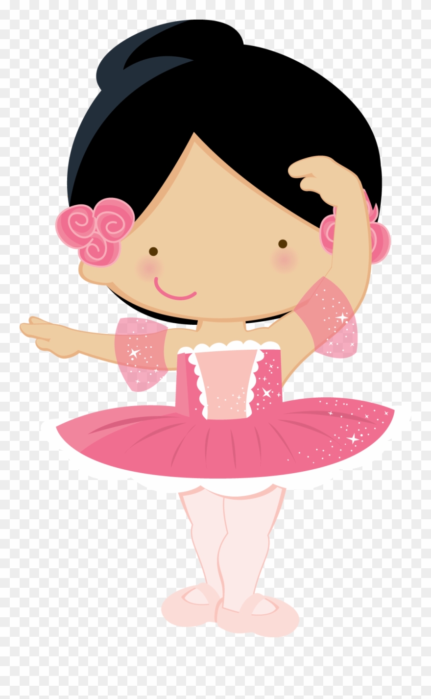 Vintage Clip Art - Bailarina De Ballet Animada - Png Download