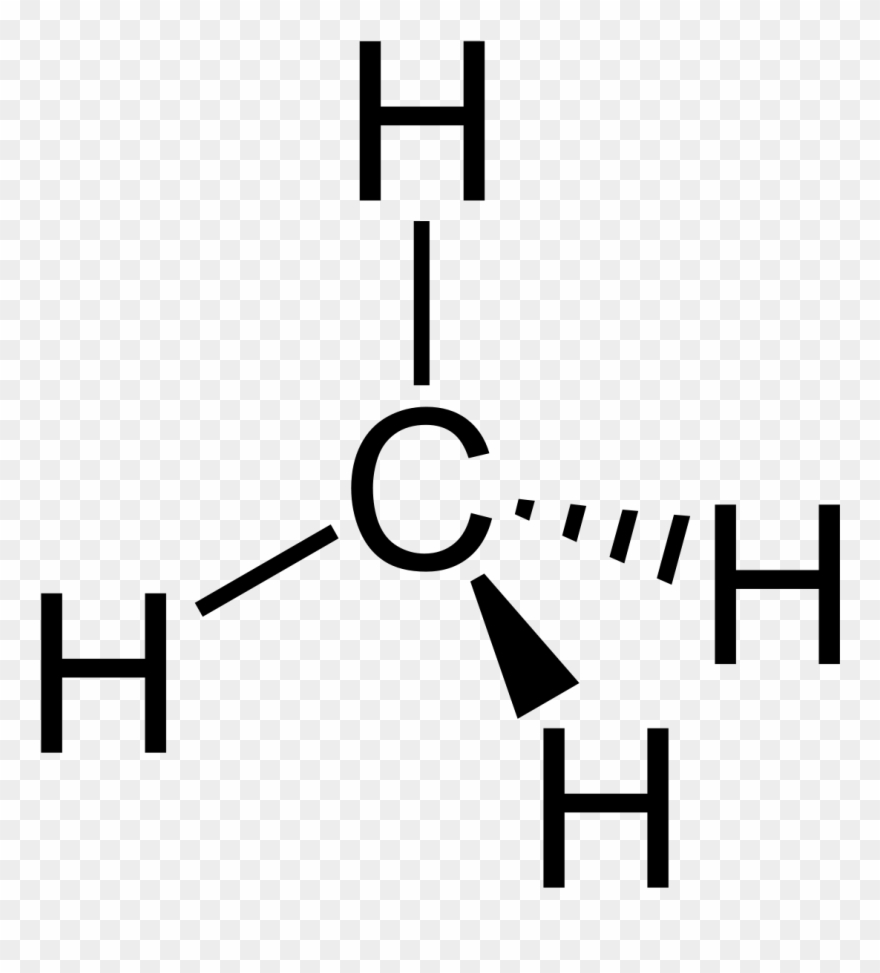 Methane Structure Clipart