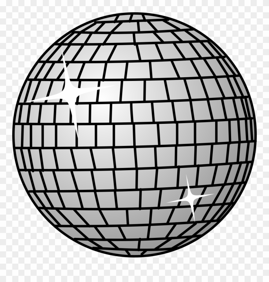 Disco Ball - Disco Ball Shower Curtain Clipart