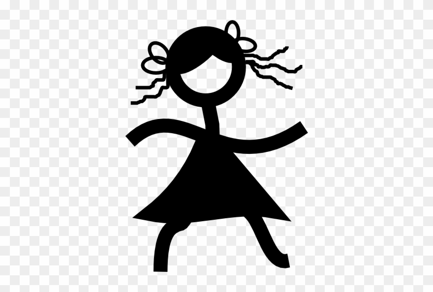 Stickwoman Disco Dancer Clip Art - Life - Png Download