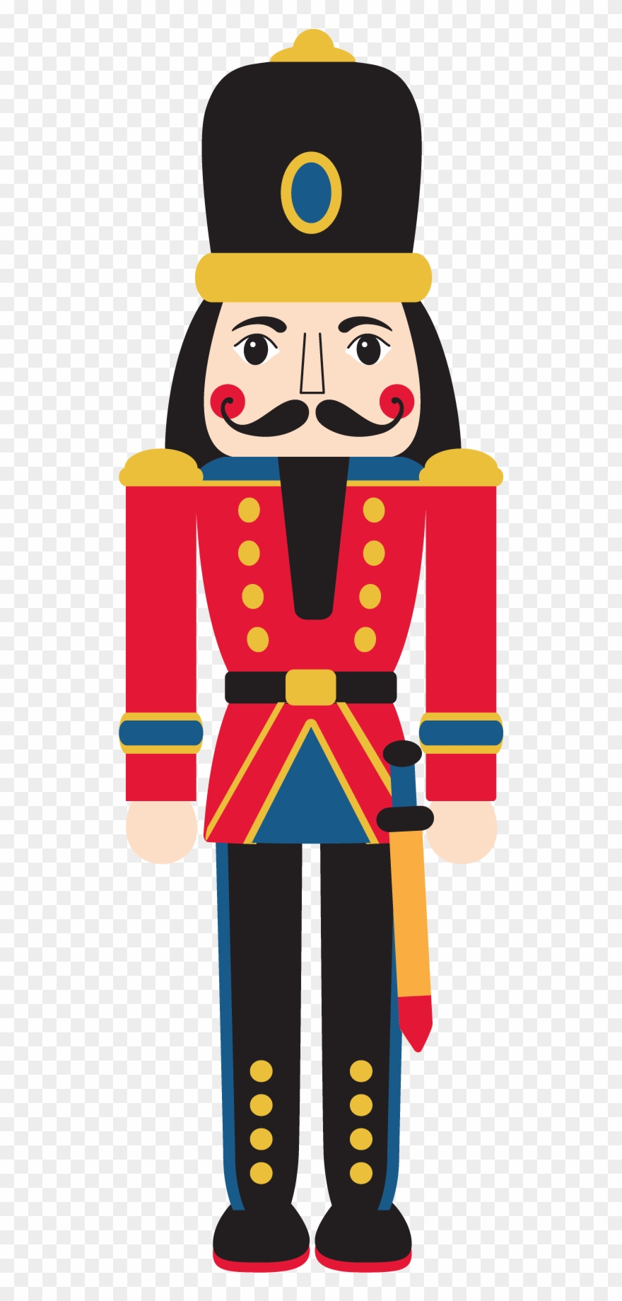 Graphic Library Stock Clipart Nutcracker Ballet - Nutcracker Cartoon - Png Download