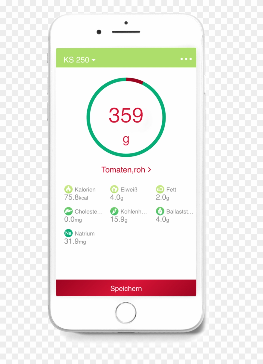 Fabulous Die Kchenwaage Ks Gibt Es Mit App Fr Ios Und - Smartphone Clipart