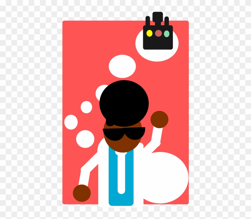 Disco Dude Clip Art - Drawing - Png Download
