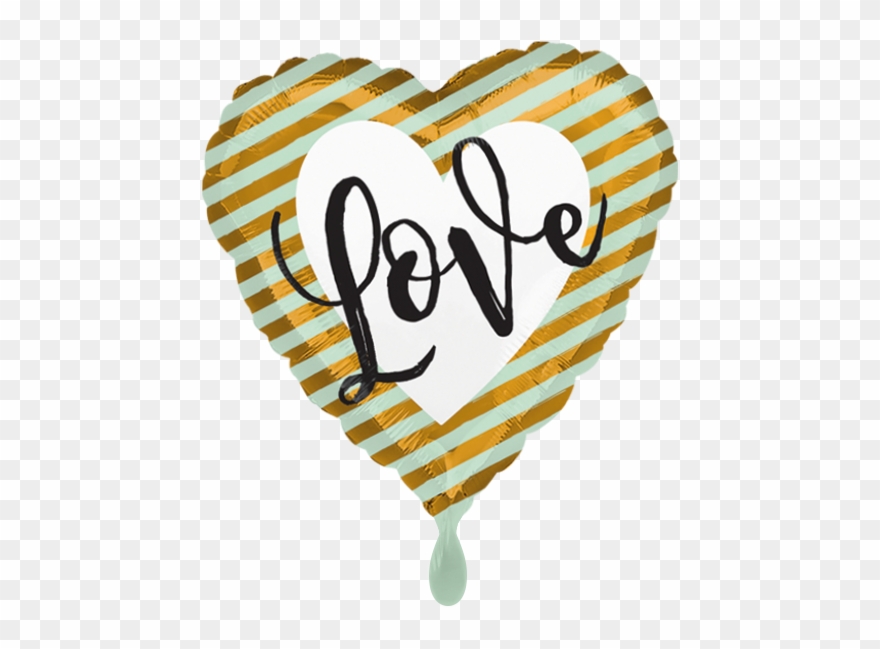 Gestreiftes Herz - Inspired Posterspeace Love And Chihuahuas - Real Life Clipart