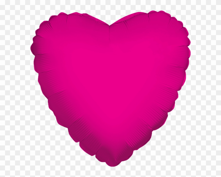Herzfolienballon Pink 45cm - Red Heart Clipart