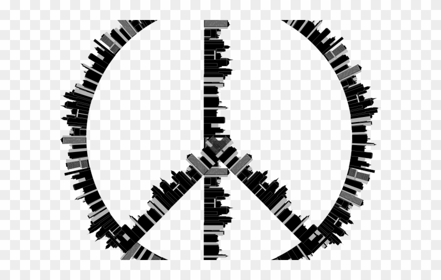 Peace Sign Clipart Peae - Love Gymnastics Coloring Pages - Png Download