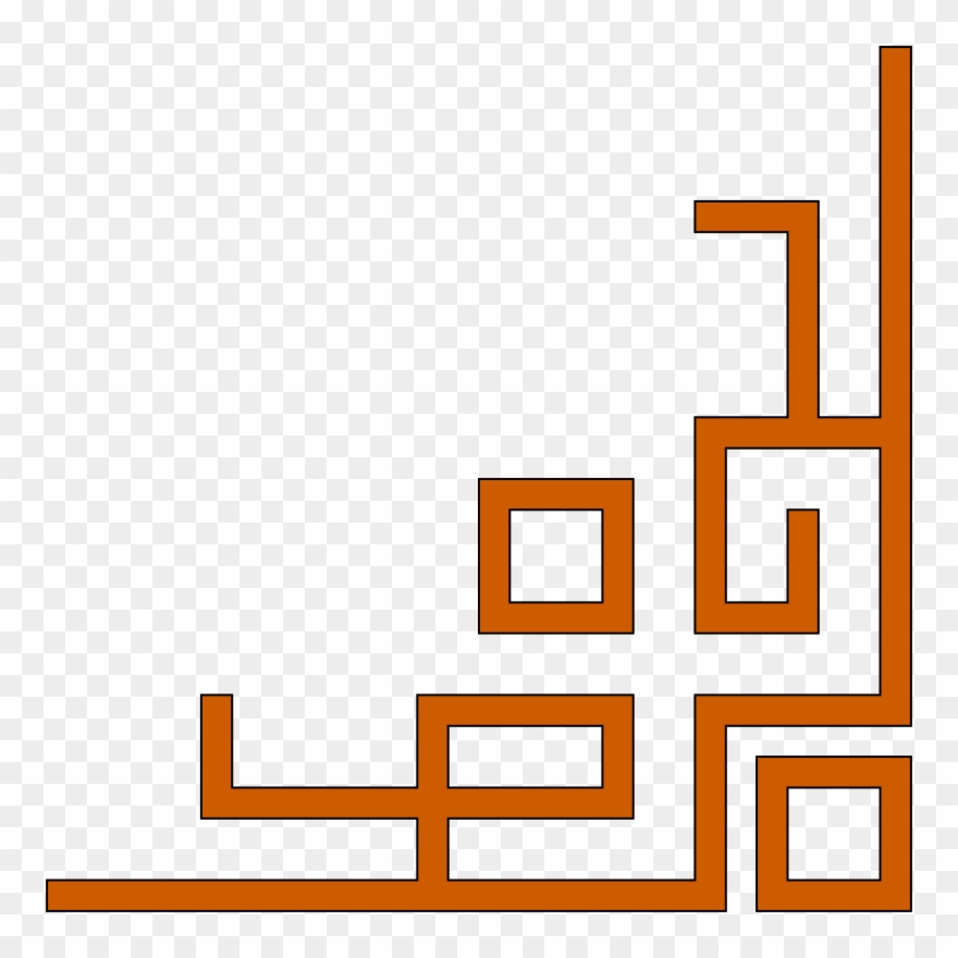 Pin Straight Line Border Clipart - Chinese Border Clip Art - Png Download