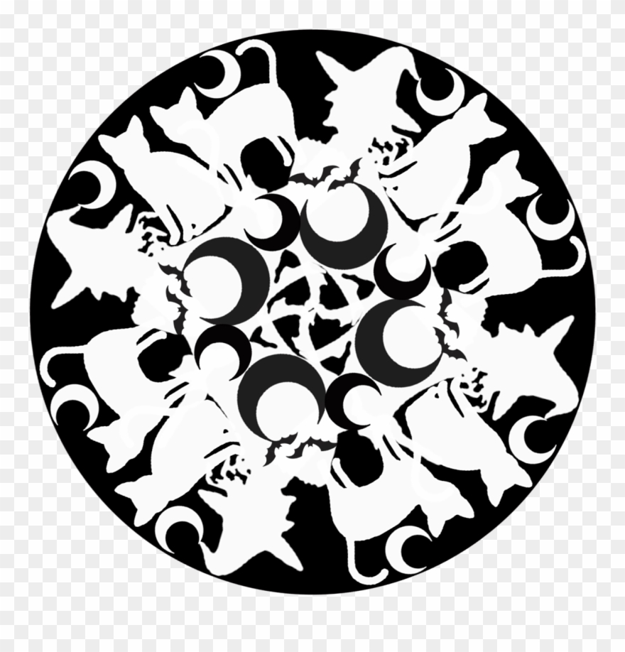 Hexen-mandala 2 Pdf Zum Download Auf Babyduda - Halloween Clipart