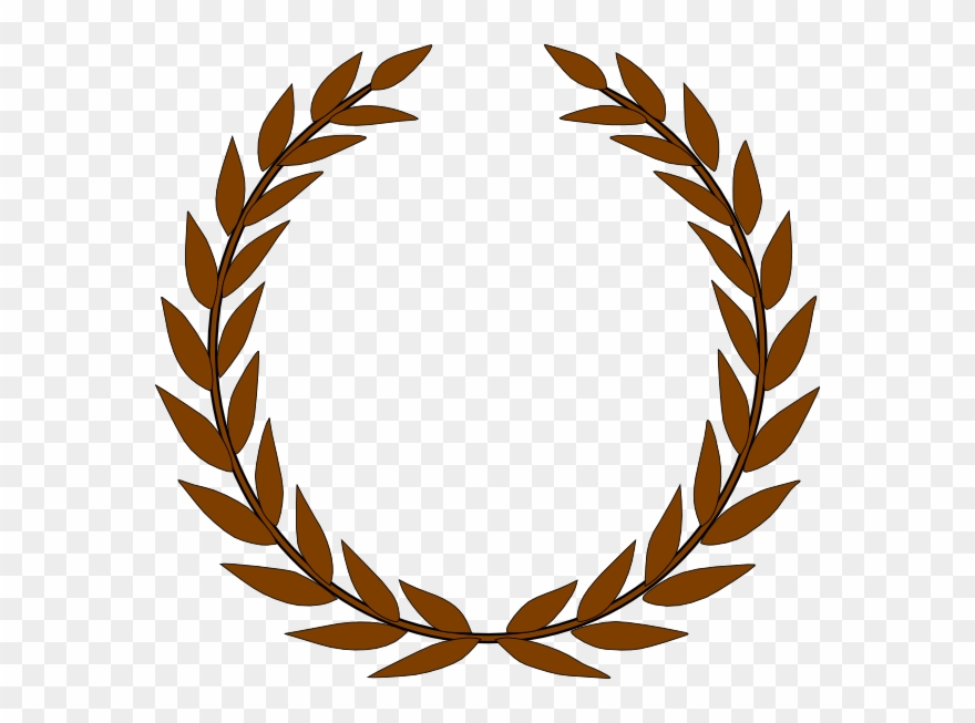 Laurel Crown Brown Larger Svg Clip Arts 600 X 573 Px - Png Download