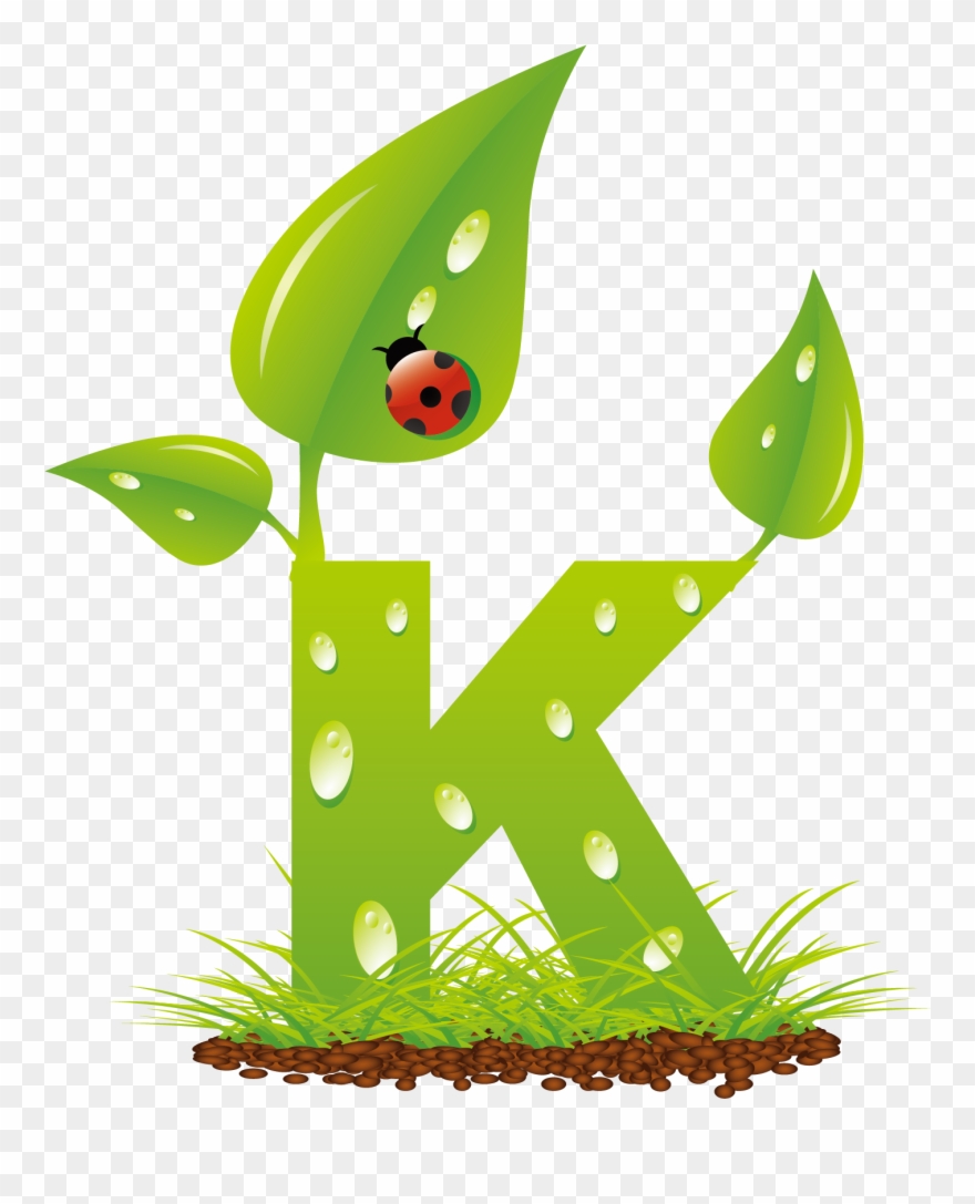 Letters Vector Grass Clipart Royalty Free Library - Letter - Png Download