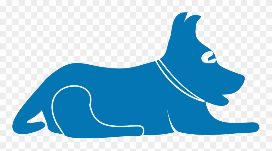 Blue Lacy Seo Cardigan Welsh Corgi Akita Pembroke Welsh - Dog Silhouette Clipart Blue - Png Download
