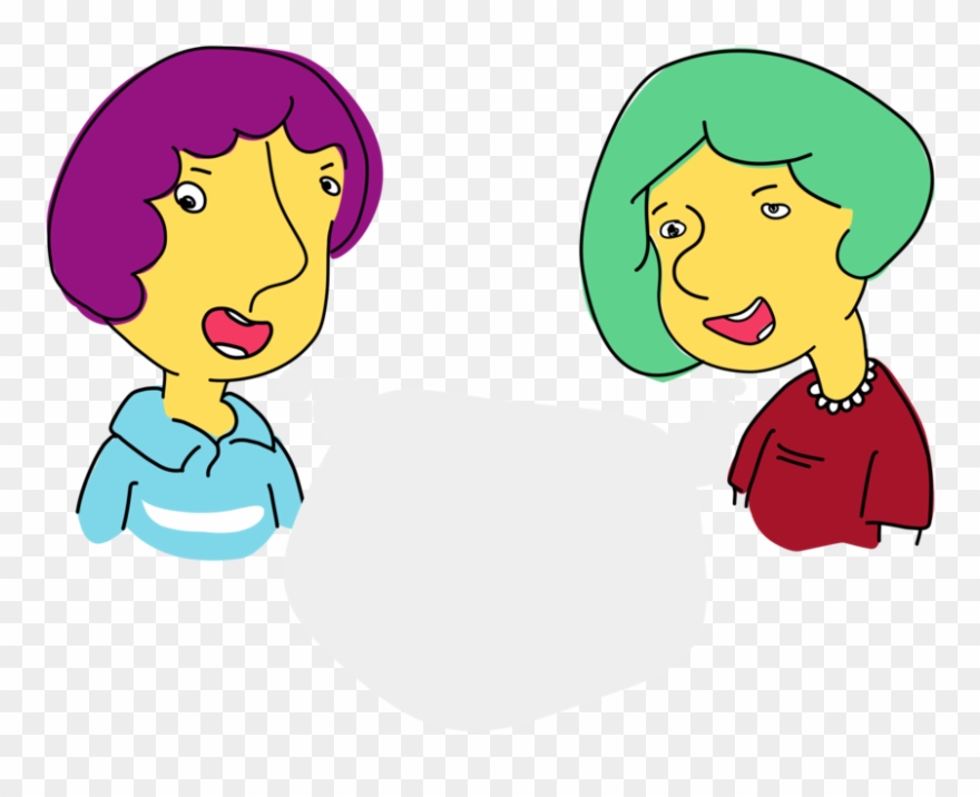 Drawing Cartoon Conversation - Drawing The Conversation Clipart
