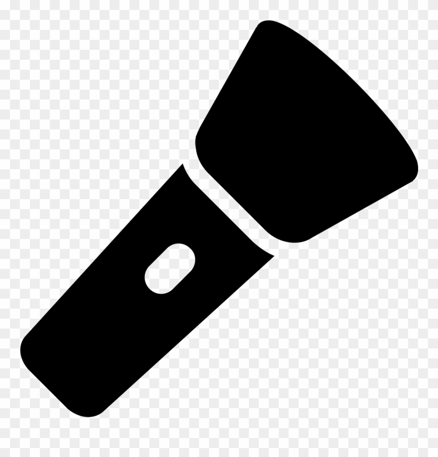 Flashlight Clipart Pixel Art - Flashlight Svg - Png Download