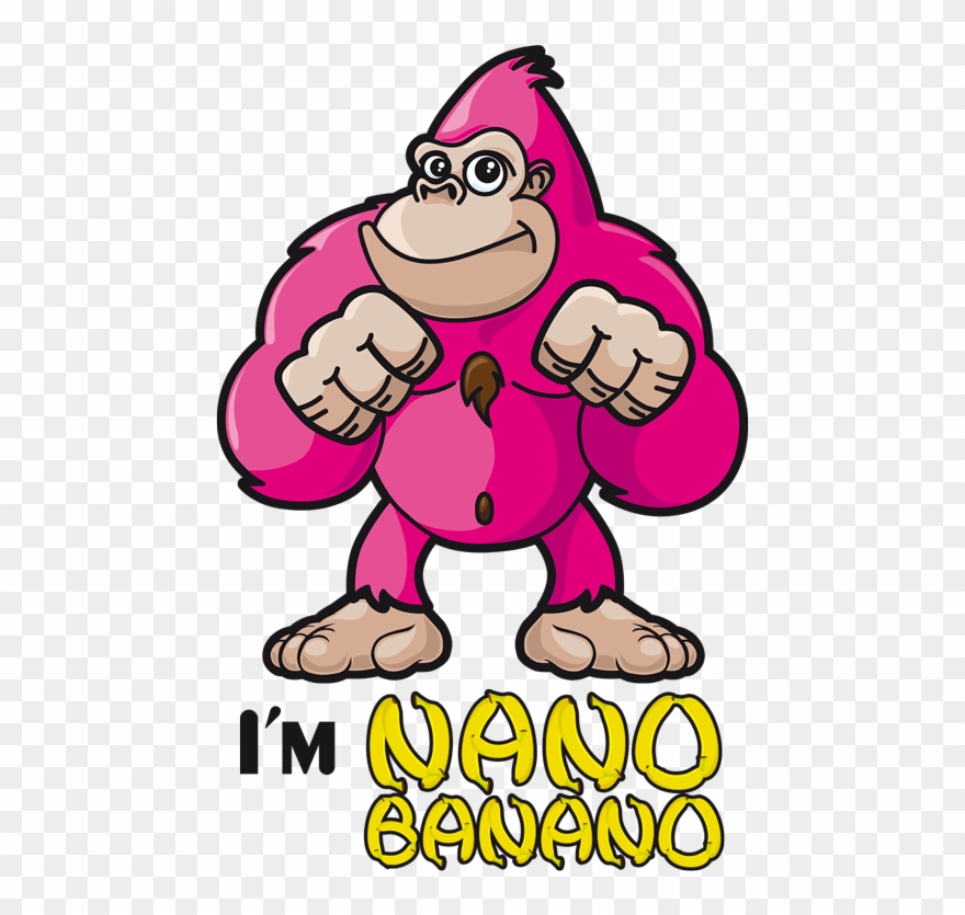 Clip Art Library Ape Clipart Banana - Nano Banano - Png Download
