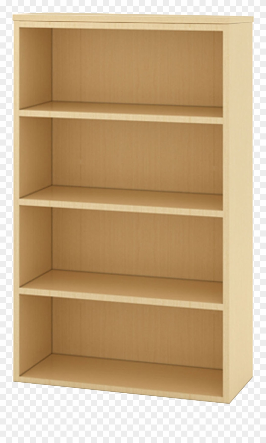 Bookshelf Clip Metal Clipart Freeuse Stock - Simple Wood Bookshelf Design - Png Download