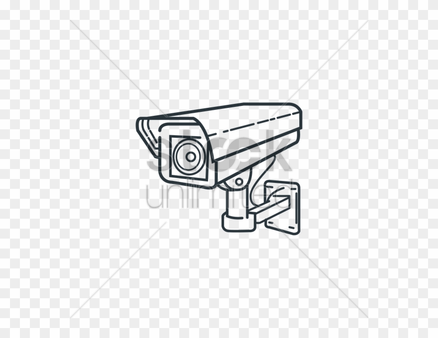 Video Camera Clipart Coloring - Closed-circuit Television - Png Download