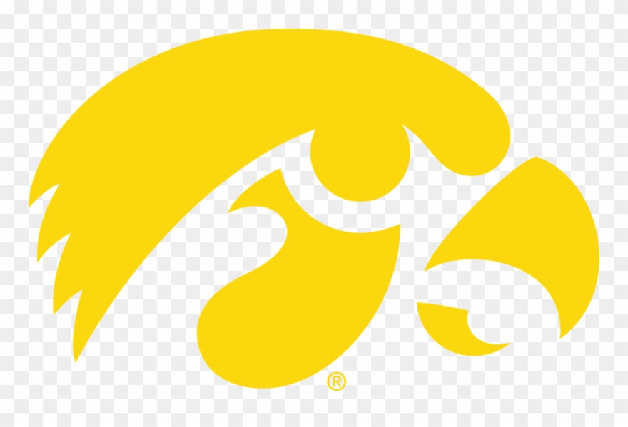 University Of Iowa - Iowa Hawkeyes Sign Clipart