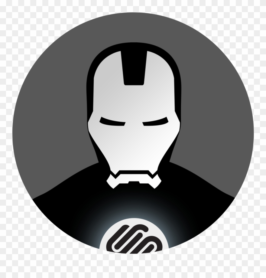 Clip Arts Related To - Iron Man Face Vector - Png Download