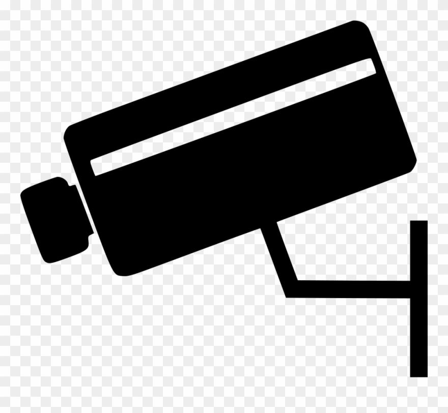 Image Free Stock Clipart Security Camera - Security Camera Clipart Icon - Png Download