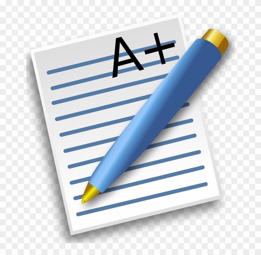 School Pen And Paper Clipart