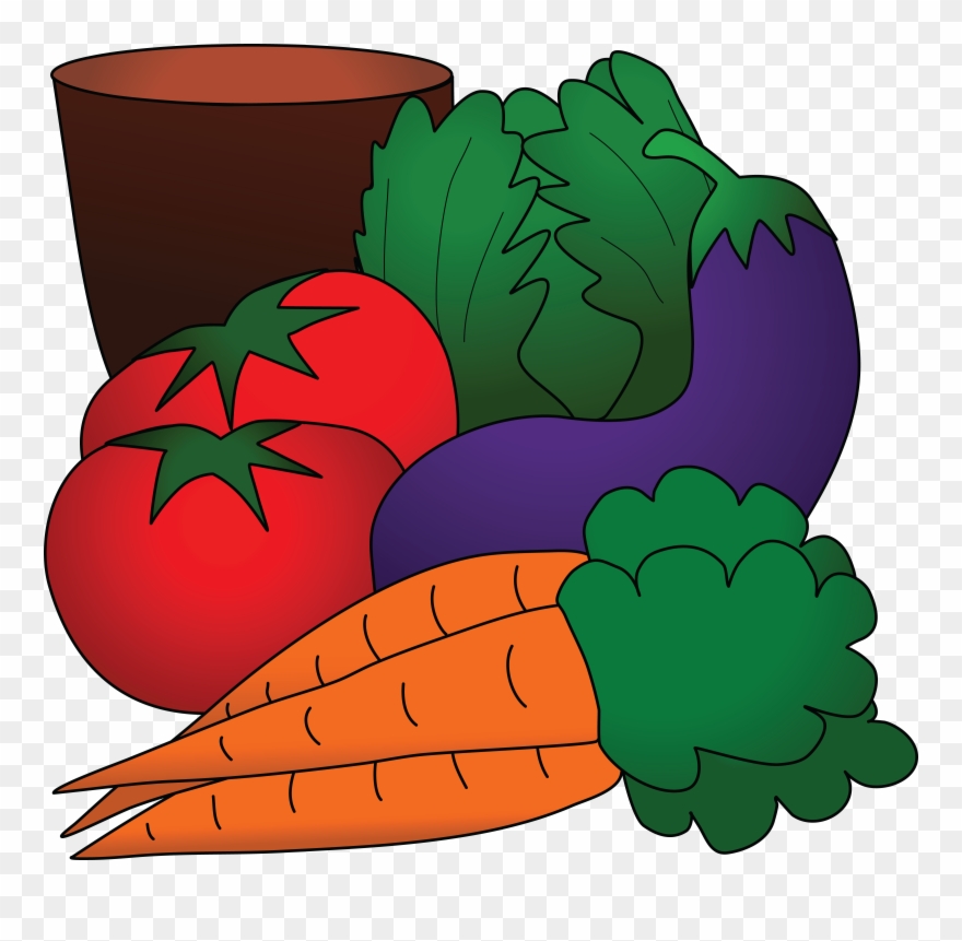 Free Clipart Of A Still Life Of Produce - Clipart Of Produce - Png Download
