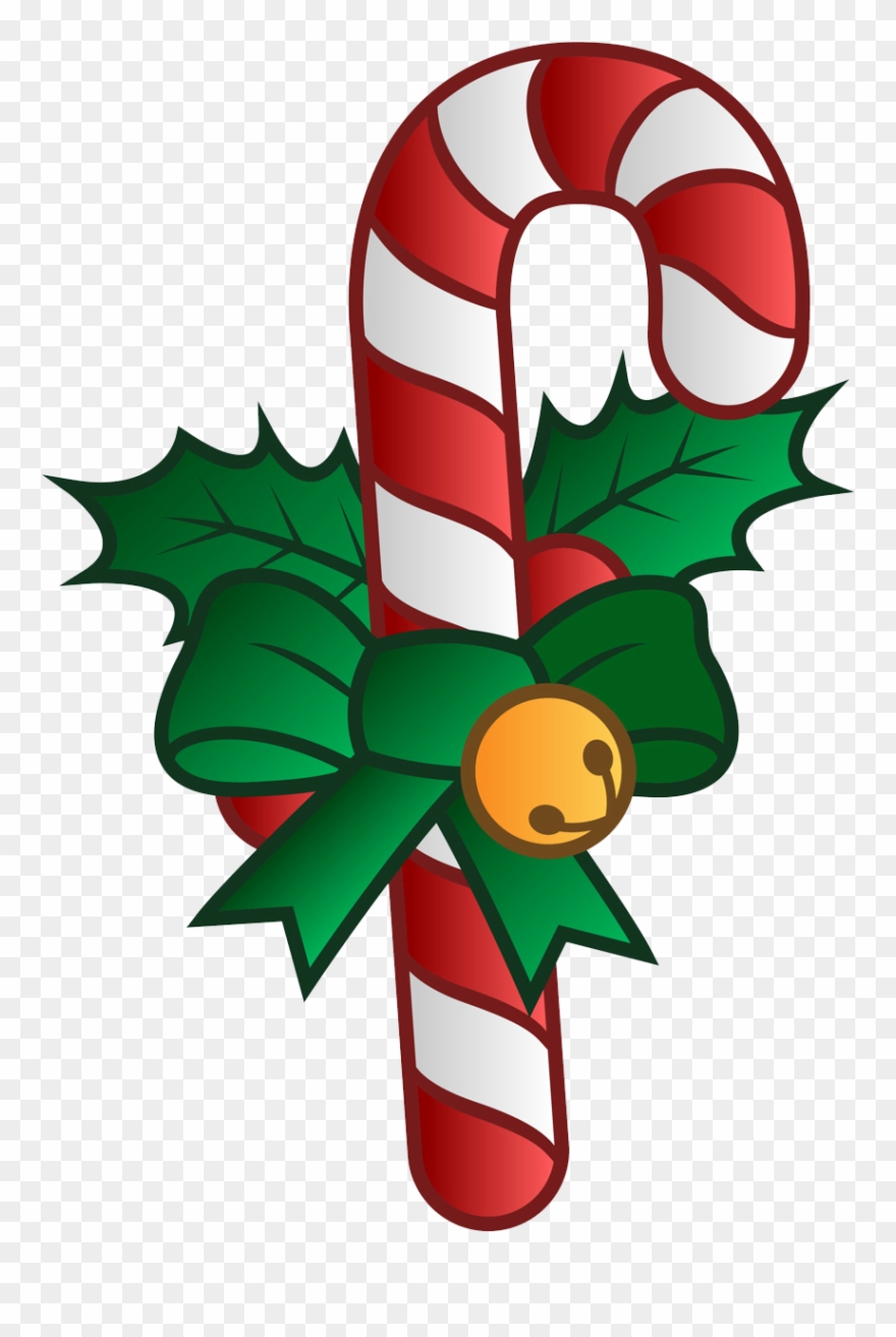 One More Quick Post To Wish Everyone A Merry Christmas - Candy Cane Christmas Clipart - Png Download