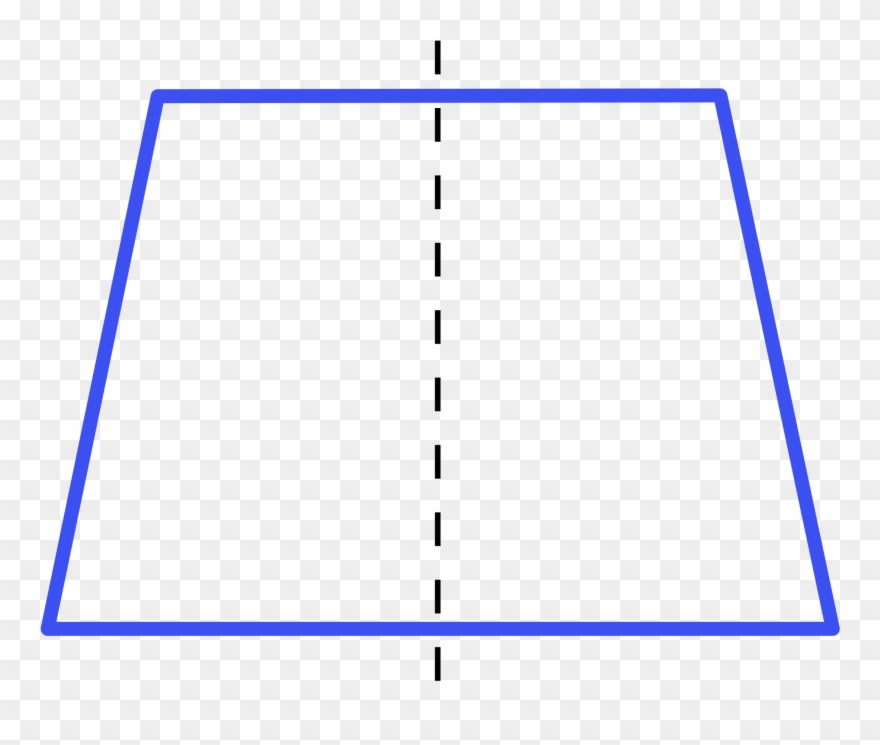 Clip Art Black And White Library Trapezoid Transparent - Trapez Desen - Png Download