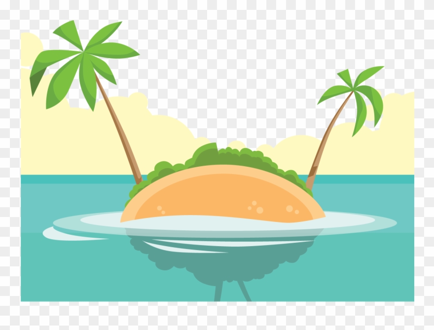 Islet Clipart Transparent Background - Clip Art - Png Download