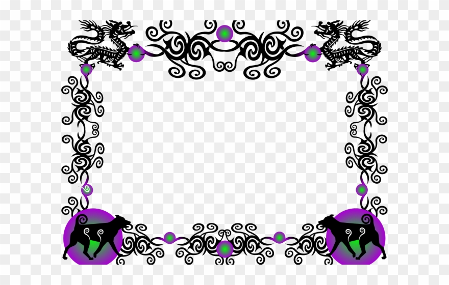 Chinese New Year Clipart Borders - Chinese New Year 2018 Border - Png Download