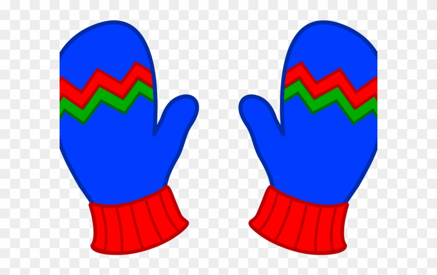 Mitten Cliparts - Winter Gloves Clipart Png Transparent Png