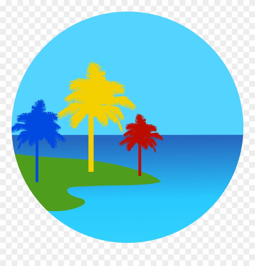 Hawaii Clipart Colorful Forest - Hawaii - Png Download