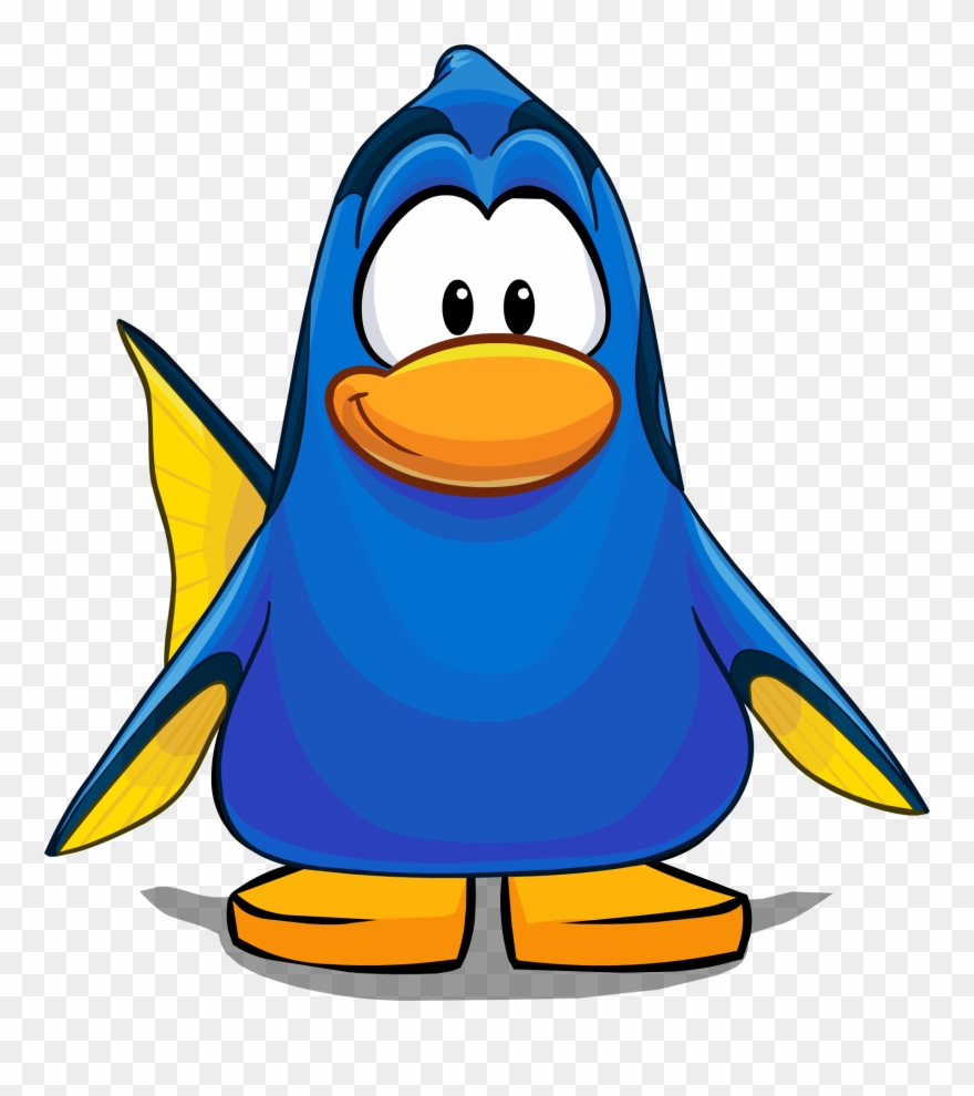 Dory Costume On A Player Card - Club Penguin Dory Costume Clipart