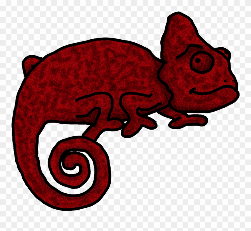 Purple - Chameleons Clipart