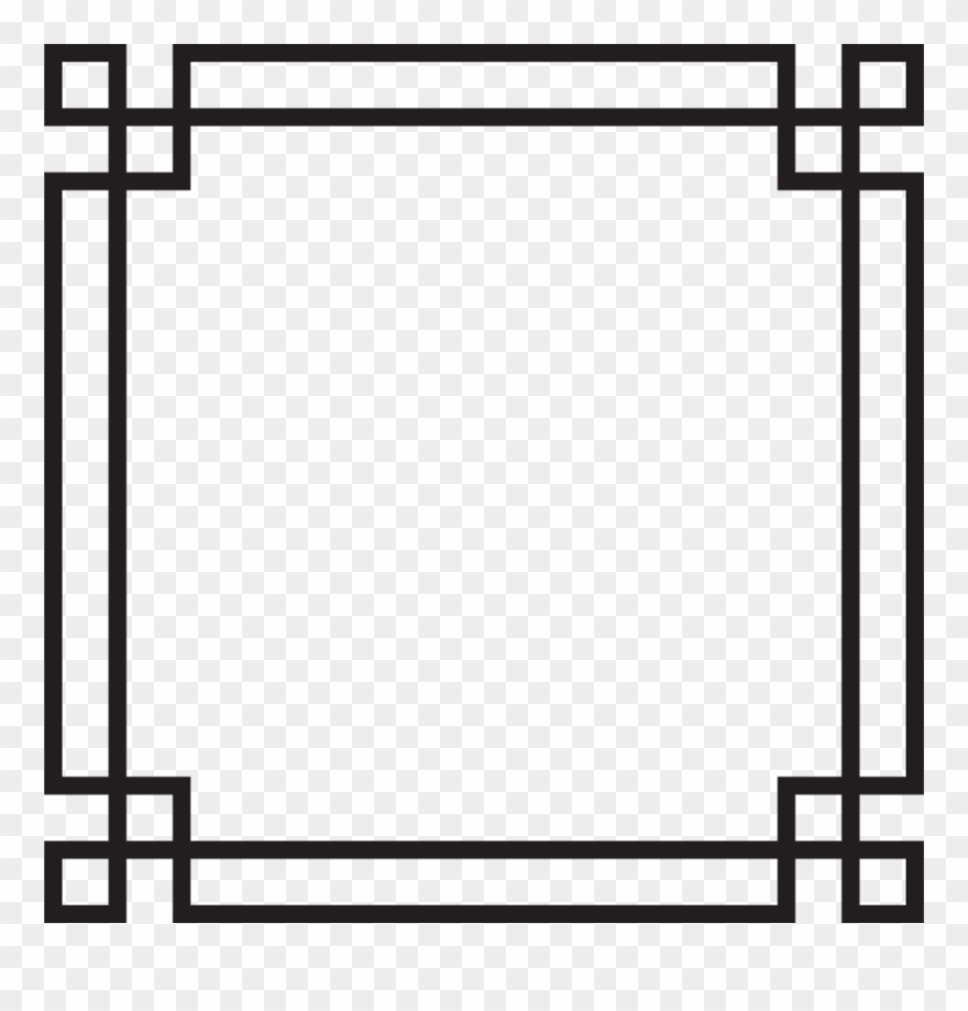 Black Frames Clipart Picture Frames Stock Photography - Vector Graphics - Png Download