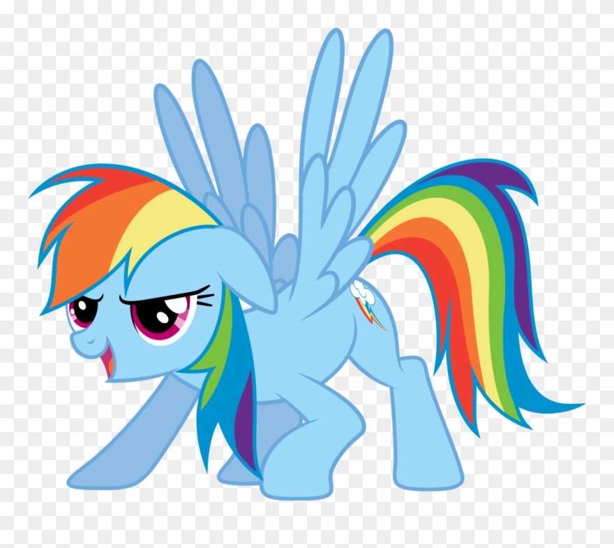Ipa Needed/turkish - My Little Pony Rainbow Dash Cool Clipart