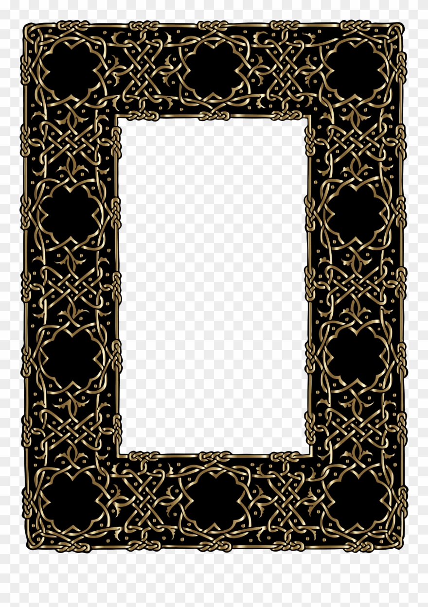 Celtic Picture Frame Clipart Borders And Frames Celtic - Celtic Knotwork Border - Png Download