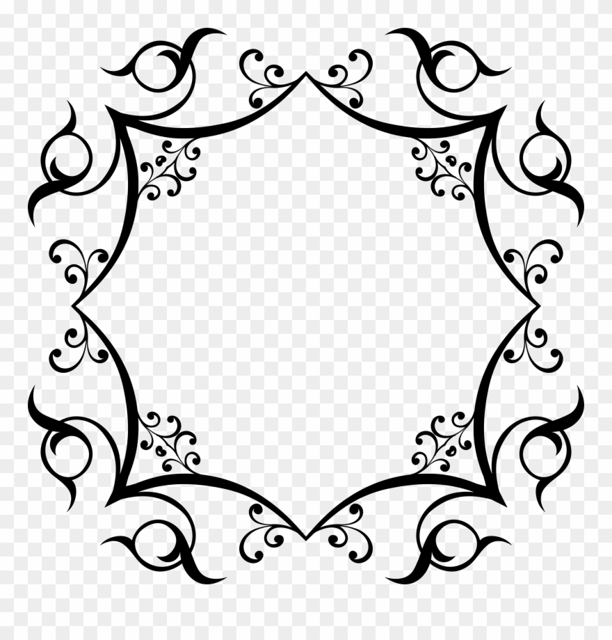 Picture Frames Decorative Arts Computer Icons Line - Easter Scroll Vector Png Free Clipart