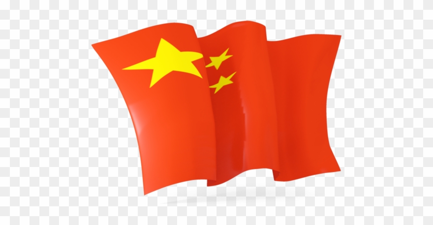 Clipart Library Chinese Flag Clipart - China Flag Waving Png Transparent Png