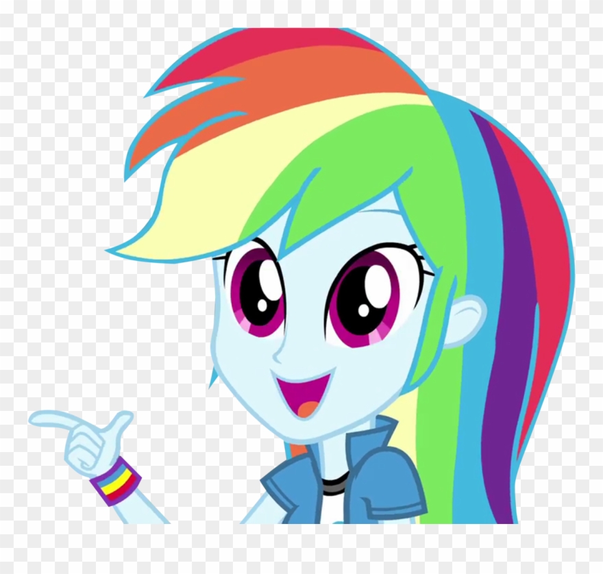 “queen Of Clubs” Video Quiz - Equestria Girls Rainbow Dash Happy Clipart