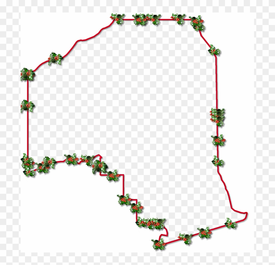 Putnam Fancy Frame Style Maps In 30 Styles - Map Clipart