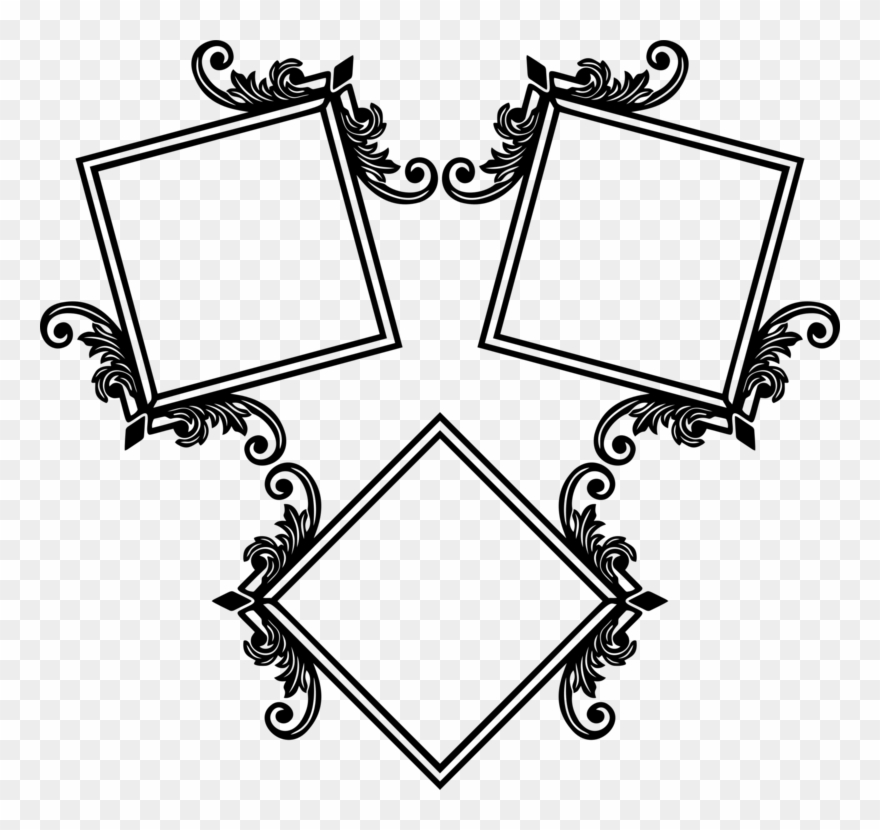 Picture Frames Window Decorative Arts Film Frame Ornament - Clip Art - Png Download