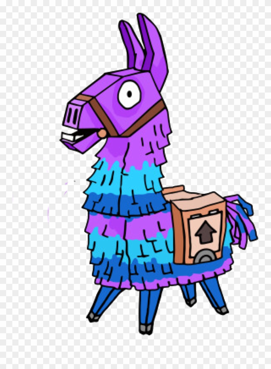 Llama Clipart Picsart - Dibujos De Fortnite De La Llama - Png Download