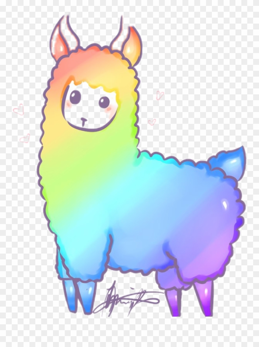 Llama Clipart Picsart - Cartoon Llama - Png Download