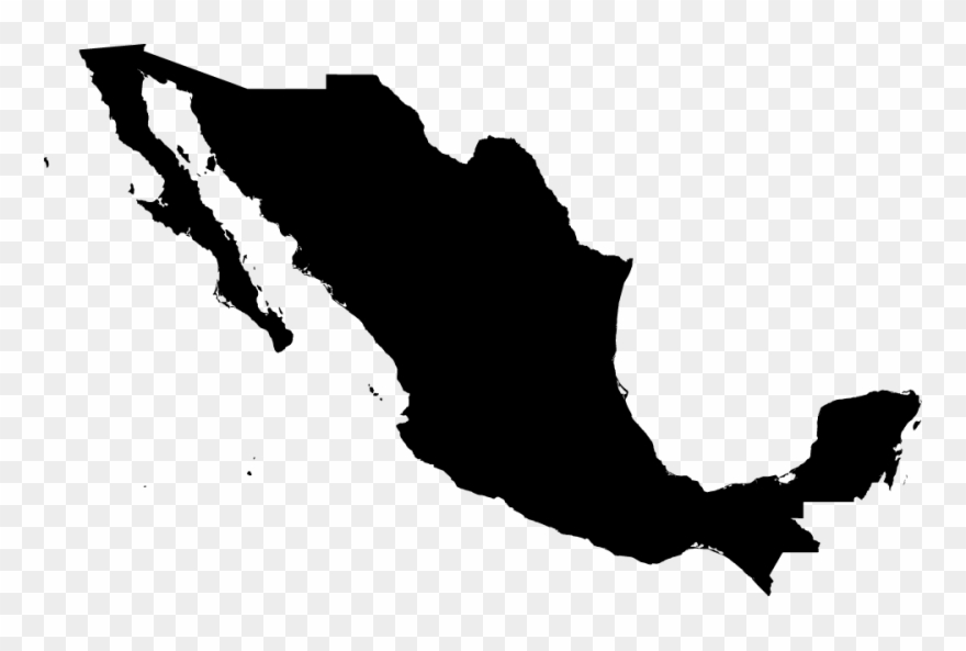 Mexico Png - Mexico Map Clipart Transparent Png
