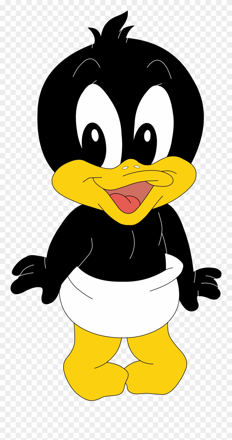 Daffy Duck Bugs Bunny Tasmanian Devil Plucky Duck Looney - Looney Tunes Baby Png Clipart