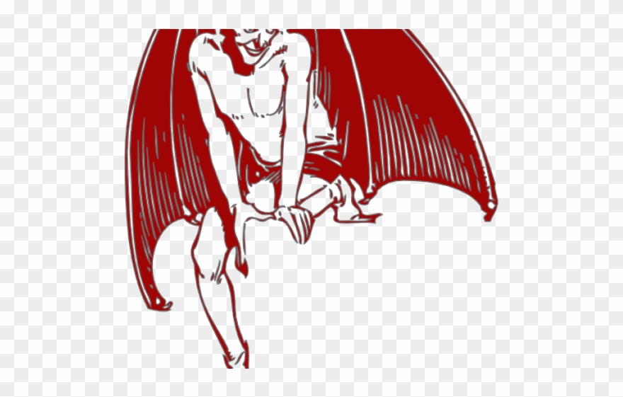 Demon Clipart Line Drawing - Demon Clip Art - Png Download