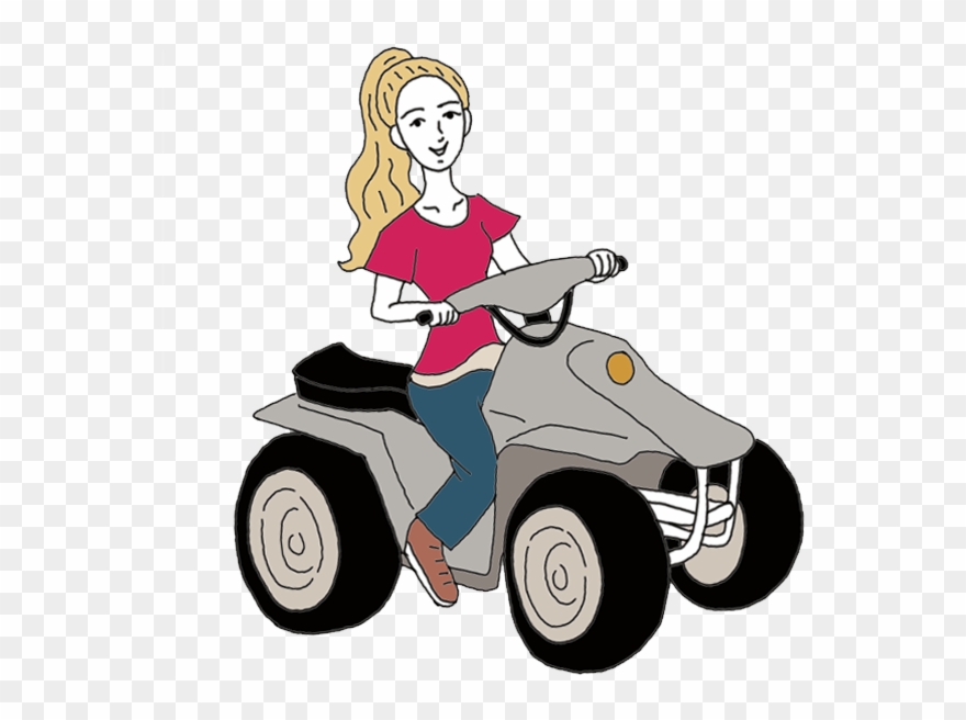 Clipart Freeuse Download Clipart Atv 4 Wheeler - Atv Riding Clipart - Png Download