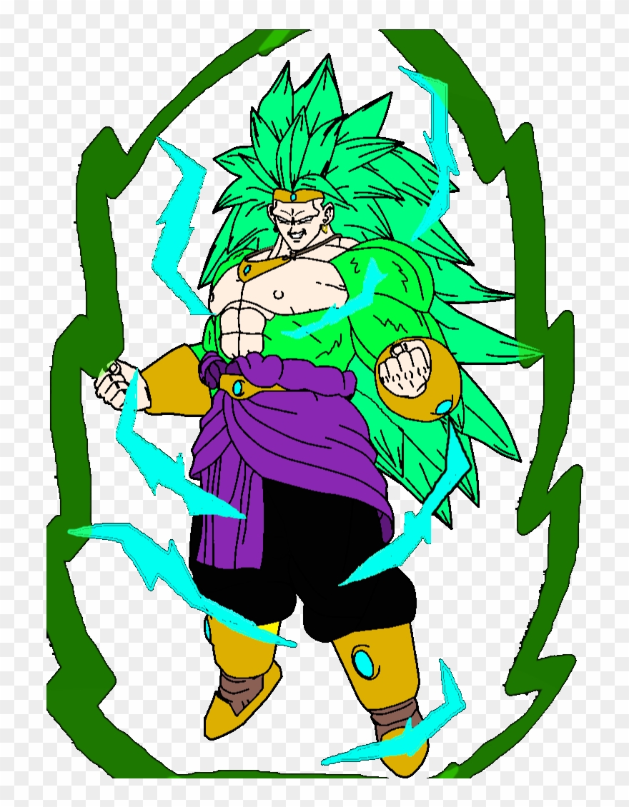 Clip Royalty Free Stock God By Jordanmcfighter On - Broly - Png Download